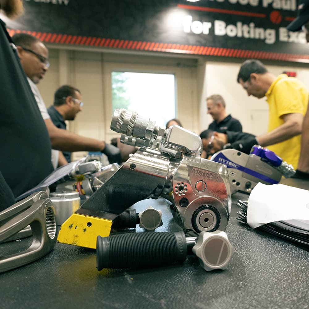 HYTORC tools in a training setting